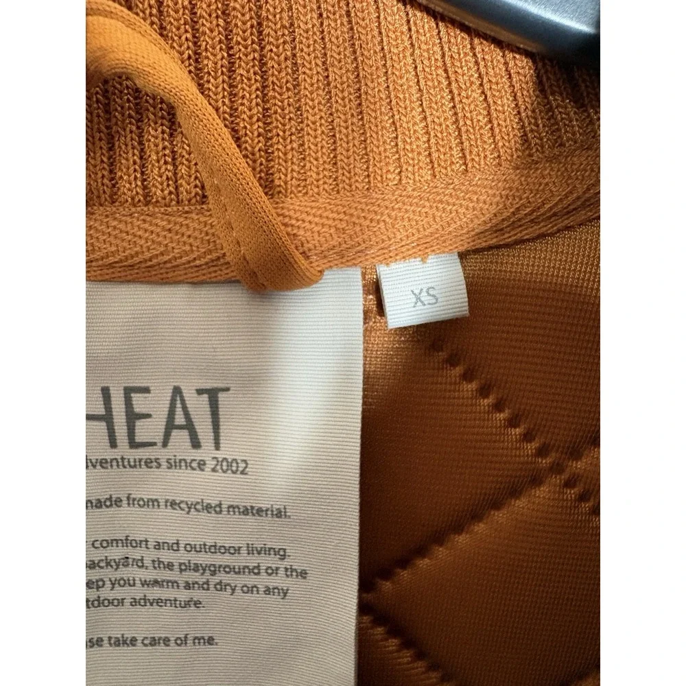 WHEAT Thermo Jacket Loui Quilted Unisex Men XS Orange Danish Design‎ Sustainable